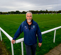 Falkirk Rugby Club Presedent Bill Faulds