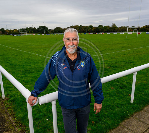 Falkirk Rugby Club Presedent Bill Faulds