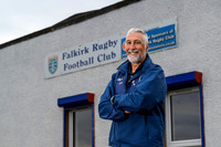 Falkirk Rugby Club Presedent Bill Faulds