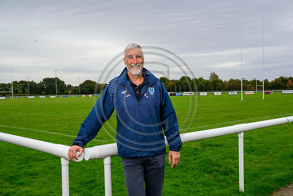 Falkirk Rugby Club Presedent Bill Faulds