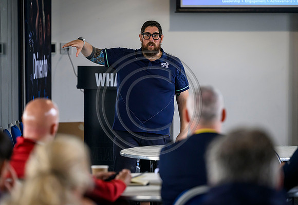 Club leaders from the West region gather for a seminar about the season ahead.