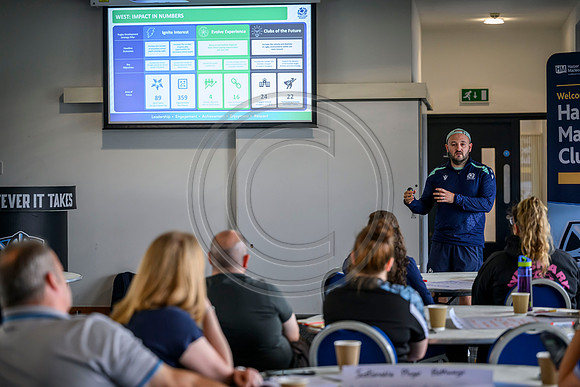 Club leaders from the West region gather for a seminar about the season ahead.