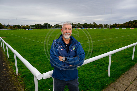 Falkirk Rugby Club Presedent Bill Faulds
