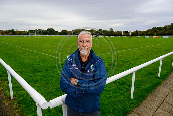 Falkirk Rugby Club Presedent Bill Faulds