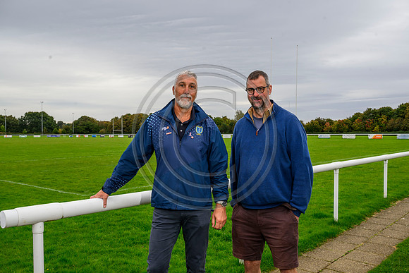 Falkirk Rugby Club Presedent Bill Faulds