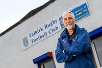 Falkirk Rugby Club Presedent Bill Faulds