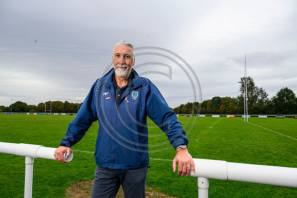Falkirk Rugby Club Presedent Bill Faulds