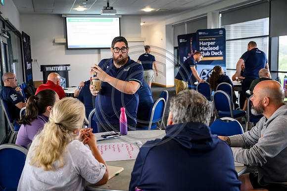 Club leaders from the West region gather for a seminar about the season ahead.