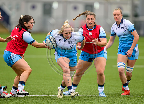 Scotland captains Run
