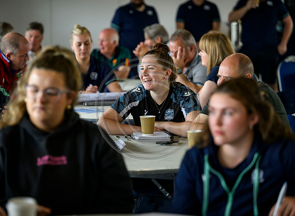 Club leaders from the West region gather for a seminar about the season ahead.