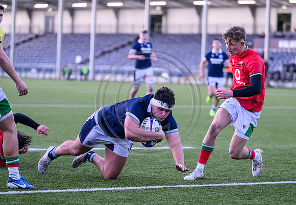 Scotland v Wales U20 match