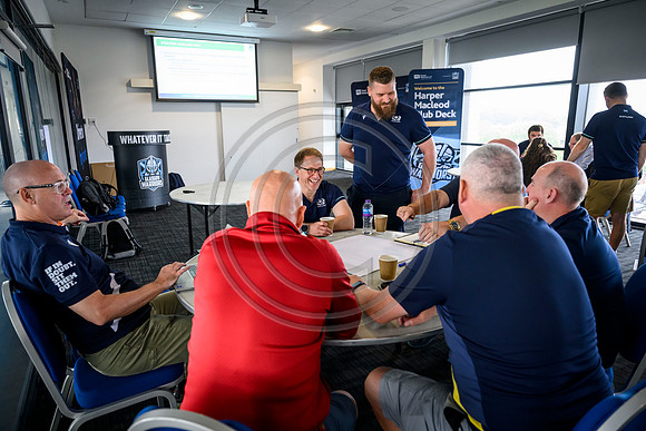 Club leaders from the West region gather for a seminar about the season ahead.