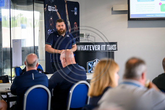 Club leaders from the West region gather for a seminar about the season ahead.