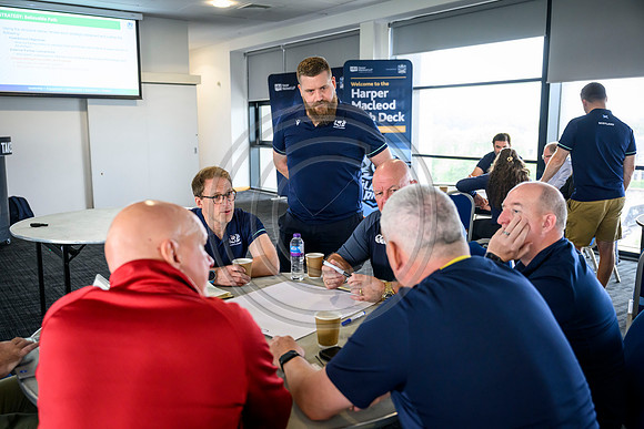 Club leaders from the West region gather for a seminar about the season ahead.