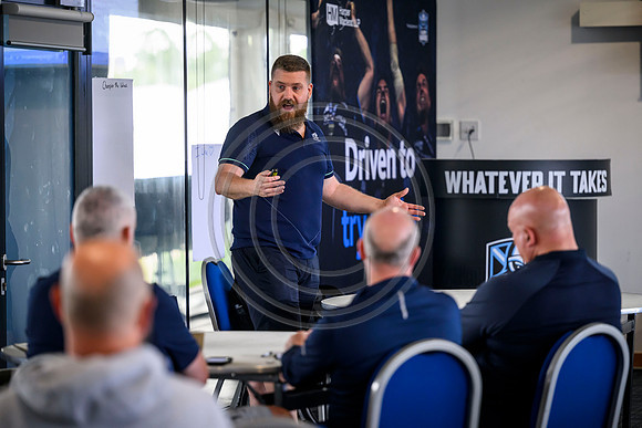 Club leaders from the West region gather for a seminar about the season ahead.