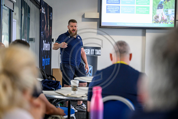 Club leaders from the West region gather for a seminar about the season ahead.