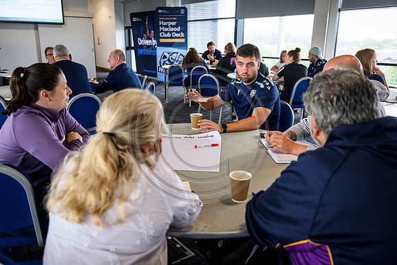 Club leaders from the West region gather for a seminar about the season ahead.