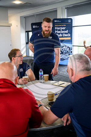 Club leaders from the West region gather for a seminar about the season ahead.