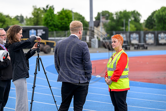 Scotstoun Stadium new Track work