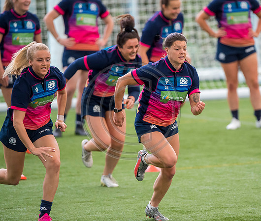Scotland Womens rugby training