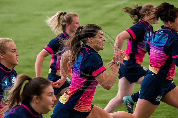 Scotland Womens rugby training