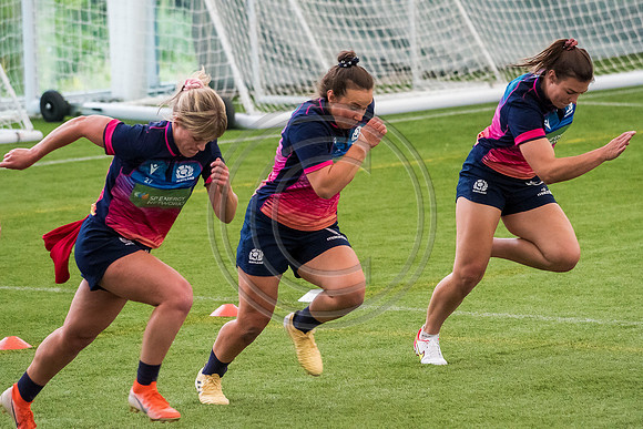 Scotland Womens rugby training