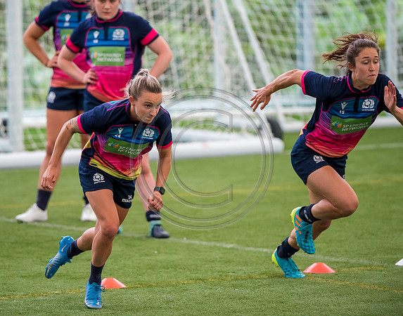 Scotland Womens rugby training