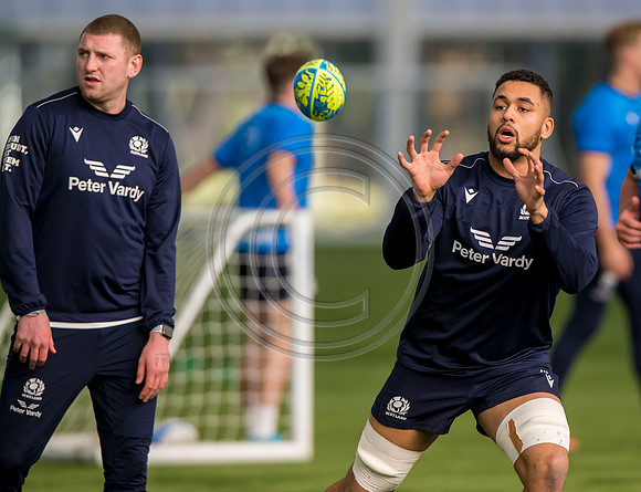 Scotland rugby training
