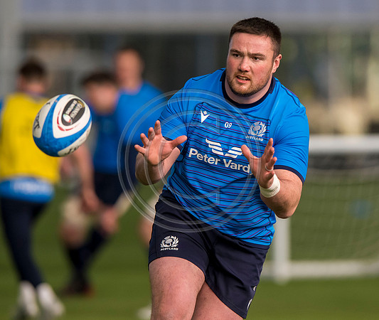 Scotland rugby training