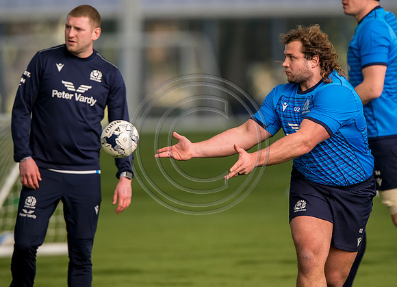 Scotland rugby training