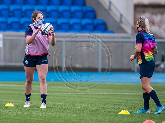 Scotland Women Rugby Training
