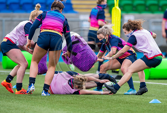 Scotland Women Rugby Training