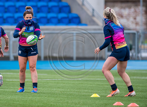 Scotland Women Rugby Training