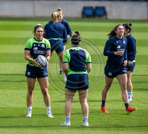 Scotland Womens team training
