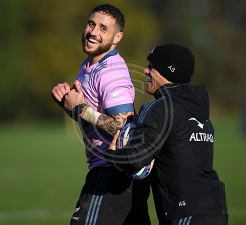 All Blacks training