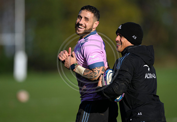 All Blacks training