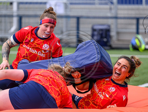Scotland Women Rugby Training