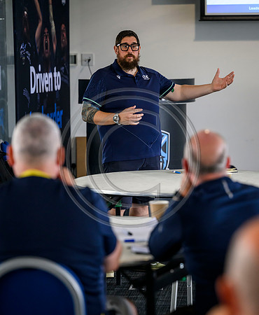 Club leaders from the West region gather for a seminar about the season ahead.