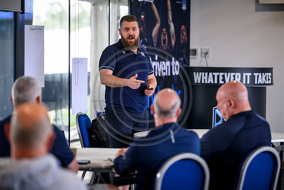 Club leaders from the West region gather for a seminar about the season ahead.