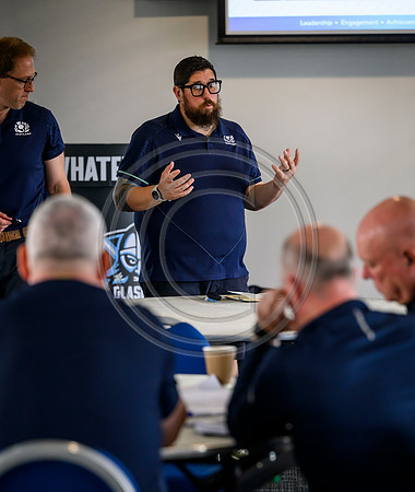 Club leaders from the West region gather for a seminar about the season ahead.