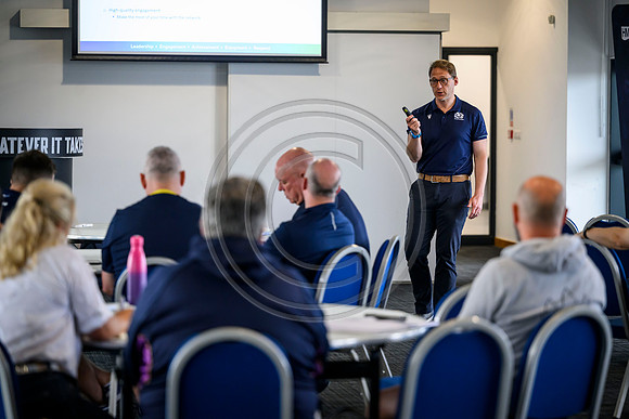 Club leaders from the West region gather for a seminar about the season ahead.