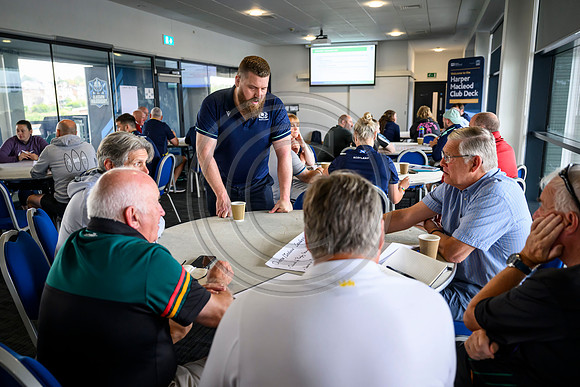 Club leaders from the West region gather for a seminar about the season ahead.