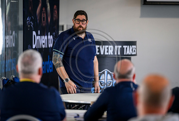 Club leaders from the West region gather for a seminar about the season ahead.
