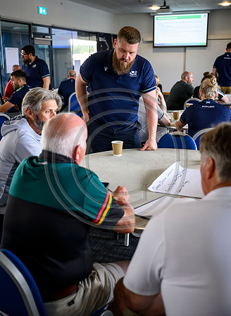 Club leaders from the West region gather for a seminar about the season ahead.