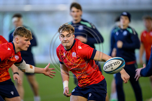 Scotland U20’s training