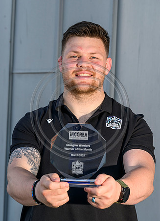 Glasgow Warriors McCrea FS Warrior of the Month for March