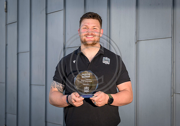 Glasgow Warriors McCrea FS Warrior of the Month for March