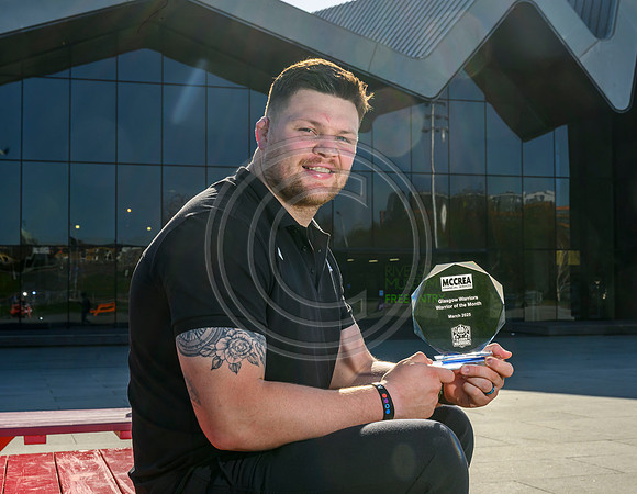 Glasgow Warriors McCrea FS Warrior of the Month for March