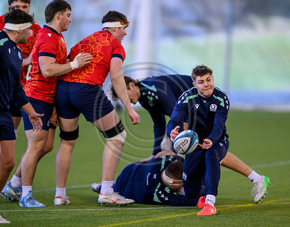 Scotland U20’s training