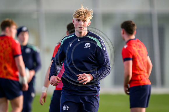 Scotland U20’s training